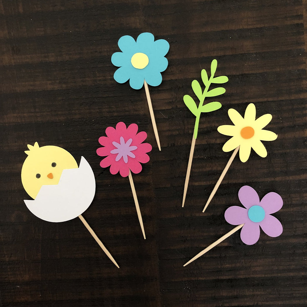 Easter Hatching Cupcake Toppers